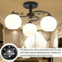 4pcs Cabilock Ceiling Light Cover Plates Chandelier Plates Desktop Lamp Bases Pendant Lamp Chassis Easy Install