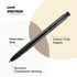 Uniball Signo Spectrum Retractable Gel Pen, 5 Black 0.7mm Medium Point Pens for Office Supplies, Smooth Writing