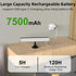 7500mAh 360Rotate, 3 Dimmable, 15 1 Pack, Battery Operated Wall Sconce, Rechargeable LED Wall Light for Bedroom