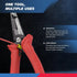 NEIKO 02038A 6-in-1 Wire Service Tool, 8-1/2" Length Gripper, Crimper, Stripper, Cutter, Extractor, Electrician Pliers