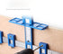 Cabinet Hardware Jig Tool,Drill Guide Drill Guide Sleeve Cabinet Hardware Jig Template,Imperial & Metric, ABS Aluminum Wood Drilling Dowel Ruler Measuring Tool for Installing Handles