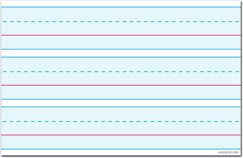 Magnetic Dry Erase Writing Practice Whiteboard Sheet by AgilePacks 17" x 11" for Classrooms and Home