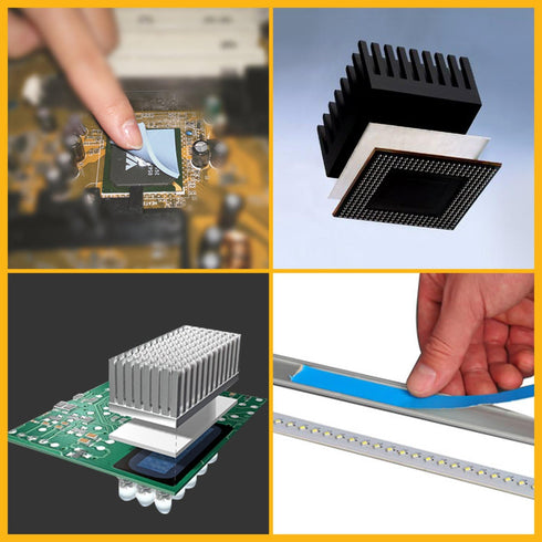 Thermal Adhesive Tape 30mm x 25M - High Performance Thermally Conductive Tape for Coolers, Heat Sink, LED Strips
