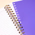 CAGIE 5 Subject Notebook, College Ruled 8.5'' x 11'' Hardcover Spiral Lined Notebook with 5 Removable Colored Dividers,