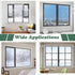 VOLLENC 120x175cm Window Winterizing White Winter Weatherproofing Window Insulation Kits Window Insulation Kit