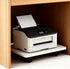 Wopgrty 2 4 Pcs Under Desk Printer Stand with Caster Wheels, White Movable Printer, White Rolling Plant Rack Tray