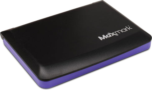 MaxMark Large Premium Purple Ink Stamp Pad, 3.5" x 6.25" - Quality Felt Pad