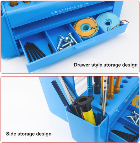 Screwdriver Rack Small Tool Storage Desk Tool Holder Work bench Organizer Aluminum Alloy Dark Grey Desktop Screwdriver
