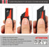 HAUTMEC 20-Pack Utility Knife Blades with Safety Dispenser, Standard Replacement Blades for Heavy Duty Utility Knives,
