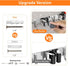 Mop and Broom Holder Wall Mount, Upgraded Organizer, Stainless Steel for Home Kitchen Garden
