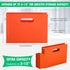 Tinlade 24 Pcs Hanging File Folders, A4 Expanding Letter Size for Bulky Files, Stylish Color
