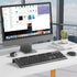 Beego Ergonomic Computer Keyboard Stand - Black Acrylic Keyboard Riser Tilted Keyboard Holder Keyboard Tray with Black