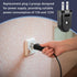 15 Pcs 2 Prong Replacement Plug, 125V 15A Male Power Plug for Small Appliances (Black)
