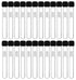 EISCO 24PK Test Tubes, 5ml with Bakelite Screw Cap, Borosilicate Glass, Leak Proof