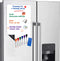 Magnetic Fridge Whiteboard Sheet for Kitchen Refrigerator - Dry Erase Organizer & Planner 11"x17" Strong Magnet with