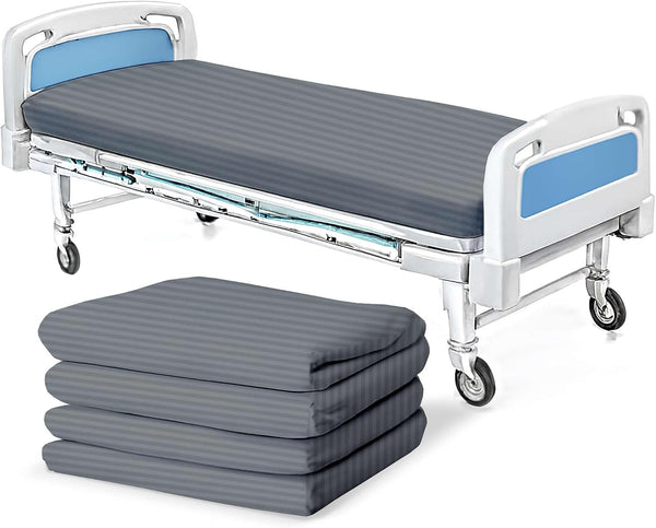 Pack of 2 Fitted Crib Sheets, 28" x 52", Soft and Breathable