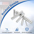 uxcell 50Pcs 5mm 40mm 304 (GB119), x Dowel Pins, Stainless Steel Cylindrical Shelves Support Pegs Locating Pin Shelf