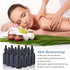 1 oz Amber Glass Boston Bottles 24 Pack with Eye Droppers and Black Caps for Essential Oils