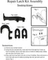 3 Pack Mailbox Plastic Latch Set Repair Kit for Standard Metal Mailbox & Solar Group Mail Box