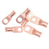 Battery Terminal Copper Connectors, Cable Ring Lugs AWG6 4 2 Gauge with Heat Shrink Tube, Total 60pcs Assortment Kit