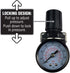 Primefit R1401G Mini Air Regulator with Steel-Protected Gauge - 60-SCFM at 100-PSI, 1/4" NPT