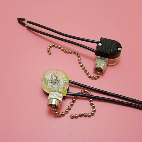 mikidoo JX42B 250V Wall Light Pull Chain Cord Controller for Home Ceiling Fan Lamp