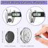 VNDUEEY 55Pcs Ceramic Magnets for Crafts, Strong Adhesive Backing Small Round Discs for Refrigerator, DIY Crafts