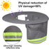 Yanwela 4pcs Set Hard Hat Sun Shade with Full Brim Visor, Shield Your Neck from Sun, Men's Construction Accessories