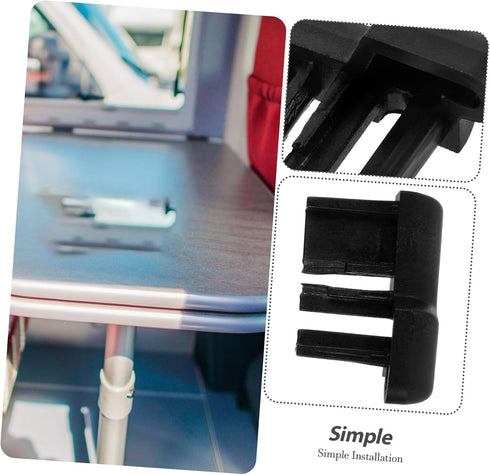 2pcs ULTECHNOVO Table Leg Pads Concealed Design Floor Protectors for Rv Home Use Durable Leg Bumpers for Tables Space