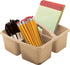 Teacher Created Resource Light Brown Portable Plastic Storage Caddy - 6-Pack for Classroom and Office Organization