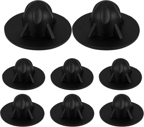 Uonlytech 8pcs Outdoor Chair Foot Caps Folding Chair Leg Covers Non-Slip Floor