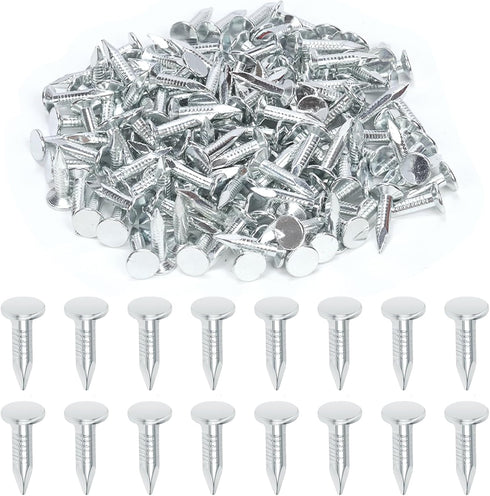 Swpeet 300Pcs 3/4 Inch High Quality Galvanized Roofing Felt Nails for Fastening Roofing Felt and Asphalt Shingles