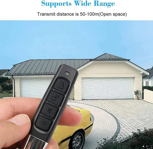 Gantch 4 433mhz Universal Copy Remote Key Smart Home Remote Control Key Fob, Buttons Cloning Wireless Remote Control