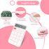 VEWINGL Standard Calculator, 12 Digit, Desktop Large Display and Buttons, Automatic Sleep, with Battery
