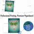 The Best Card Company Jumbo Merry Christmas Card (8.5 x 11 Inch) - Big Group Notecard for Happy Holidays, Xmas