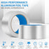 Thicker Silver Aluminum Foil Tape, 2-inch x 65 Feet, Heavy Duty HVAC Tape for Ductwork, Sealing & Patching