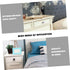 6pcs VILLCASE Mini Plastic Knobs for Bedside Cabinet Handles Replacement Pulls with Comfortable Touch Practical Home
