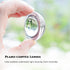 4Pcs 1.9inch Set QFkris Crystal Dome Magnifying Paperweight, Clear Distortion-Free Optics Convex Lens for Physics