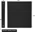 Carstens 1-Inch Heavy Duty 3-Ring Binder - Side Opening, Black, Durable Plastic, Precision No-Gap Rings, Waterproof Cover, No Pockets, Holds 125 US Letter Sheets, BPA-Free, Made in USA (8719-3R) by Carstens