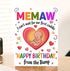 Moonlit93 Memaw - I Can't Wait For Our First Cuddle Happy Birthday From The Bump! Card - Ideas Birthday Card For Memaw