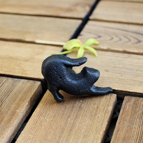 Zeizafa 4Pcs Drawer Pulls Cats Shape Dressers Knob Cupboard Handle Unique Furniture Handle Simple Bedside Cabinet Pull