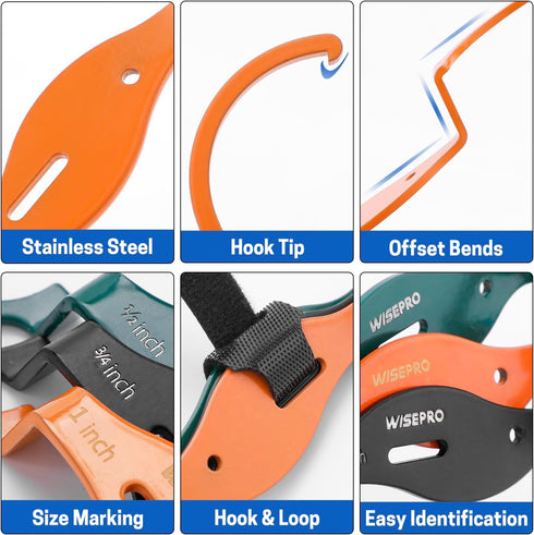 3 PCS Lockout Wrench Kit, Conduit Lockout Wrench Set for & & 1 Inch Metal Steel Construction
