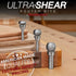 1/4 1" US210FGGR Finger Grip Groove Router Bit, SH, Boards, Template Pattern Bearing, Great for Serving & Cutting
