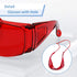 Annhua Dental Glasses Protection, Anti-Fog Dentist Spectacles Red Goggle Shield for Teeth Whitening Light