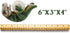 T Rex Dinosaur Novelty Tape Dispenser, Unique Office Desk Accessory, Funny Gag Gift for Coworkers, 6 x 3 x 4 Inches