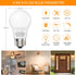 A15 LED Light Bulb, 6 Pack Dimmable 6.5W Equivalent 60 Watt, 2700K Warm White, 600LM for Pendant, Hallway Fixtures, 120V