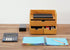 RoyalHouse Premium Natural Bamboo Desktop Organizer - Attractive 3 Tier Design for Documents, Office Supplies,