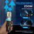 X36 Solar Camping Flashlight - Heavy Duty Survival Gear with Black Light/UV Light & More for Camping Essentials