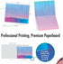 The Best Card Company - 10 Colorful Blank Note Cards with Envelopes, All Occasion Boxed Stationery, 4 x 5.12 Inch.