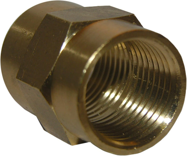 LASCO 17-9229 3/4-Inch Brass Coupling, Female Pipe Thread